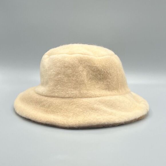 Mia Reis Accessories - Mia Reis Cream Tan Reversible Knit Bucket Hat Women’s Soft Winter Cap